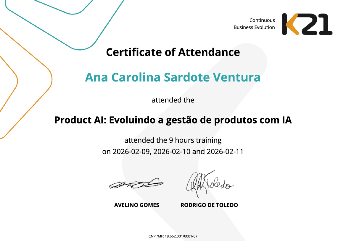 Certificado K21
